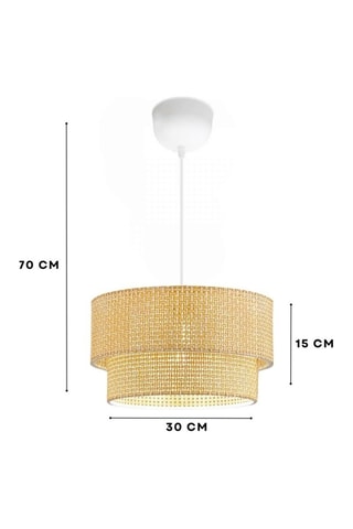 Lámpara de techo - Beige - 40 W