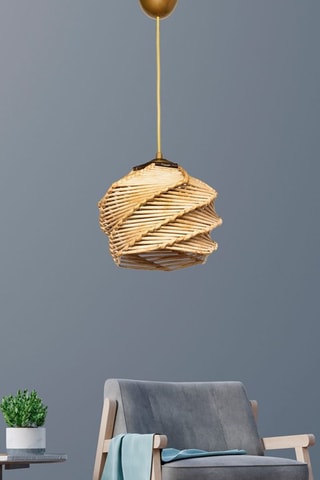 Lámpara de techo - Imitación madera