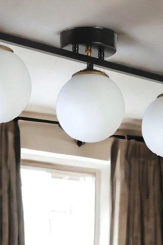 Plafón - Negro y blanco - 3 x 60 W