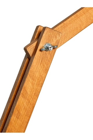 Lámpara de pie trípode - Marrón y blanco - 60 W