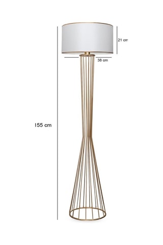 Lampadaire AYD-3058 - Noir - 60 W