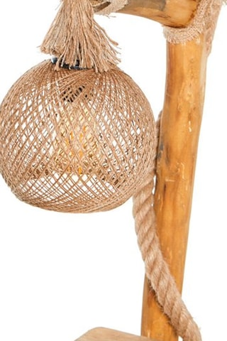 Lampadaire Yildo - Noir et doré - 2 x 60 W