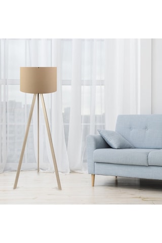 Lampadaire Ayd - Marron - 60 W