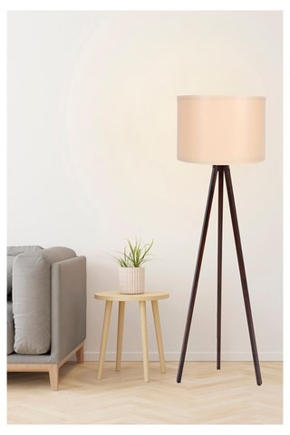 Lampadaire - Crème - 45-60 W - 120 cm