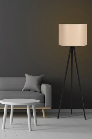 Lampadaire - Crème - 45-60 W
