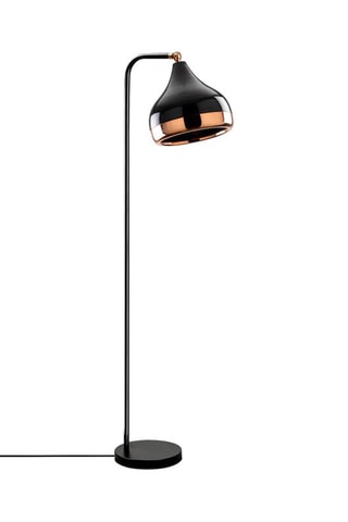 Lampadaire - Noir et cuivré