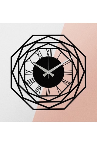 Reloj mural - 48 x 48 cm - Negro