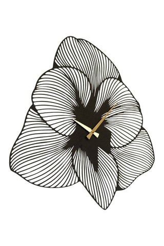 Reloj mural Azalée - Negro