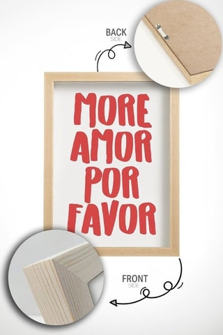 Cuadro de madera - 33 x 48 cm