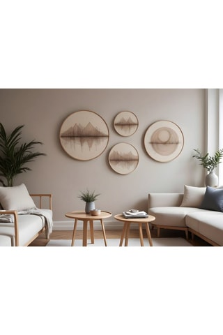 4 cuadros - 45 x 45 cm/36 x 36 cm/27 x 27 cm/18 x 18 cm