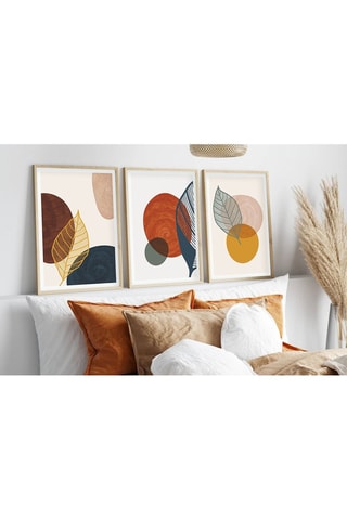 3 cuadros con marco de MDF Mathieu - 35 x 50 cm