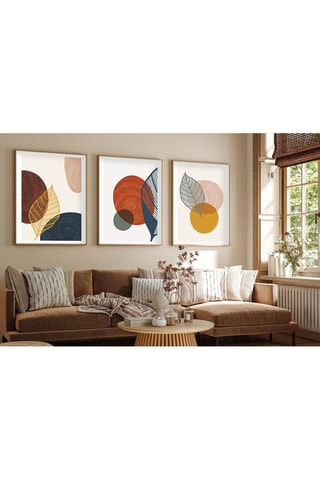 3 cuadros con marco de MDF Mathieu - 35 x 50 cm