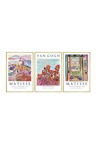 3 cuadros - Matisse y Van Gogh
