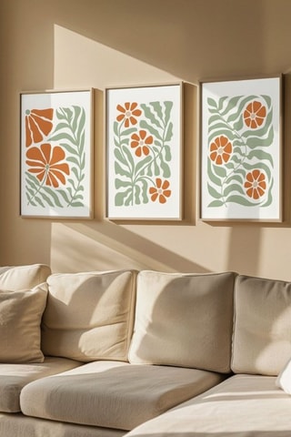 3 cuadros de madera - 33 x 48 cm