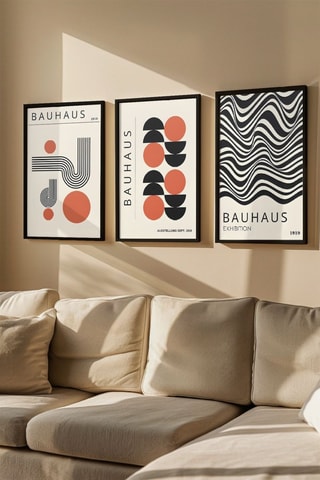 3 cuadros - 3 x (33 x 48 cm)