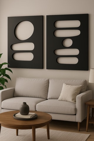 2 cuadros - 40 x 60 cm