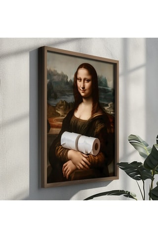 Cuadro "Gioconda" Leonardo da Vinci - 35 x 47 cm