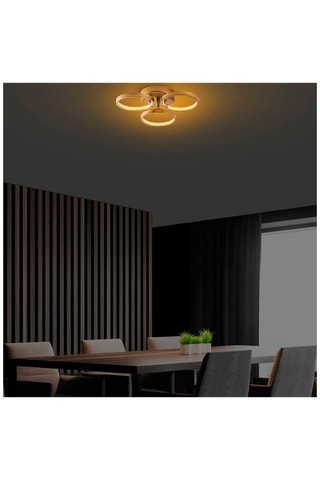 Plafón LED Halka -  Dorado