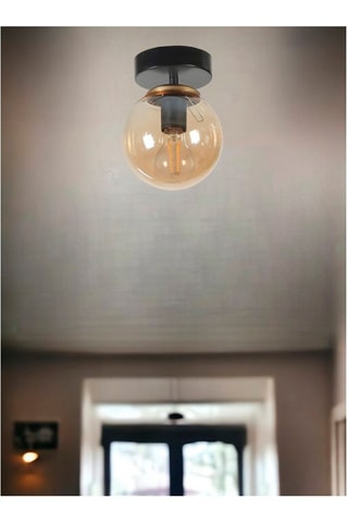 Plafón - Negro y transparente