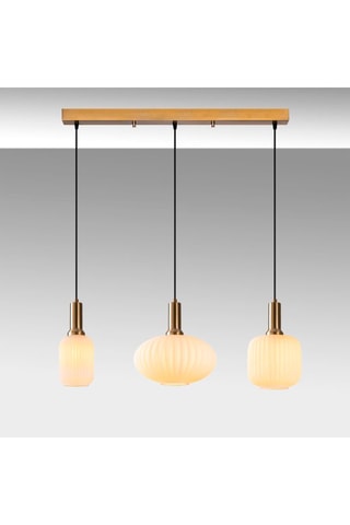 Suspension Asker - Doré - 3 x 40 W