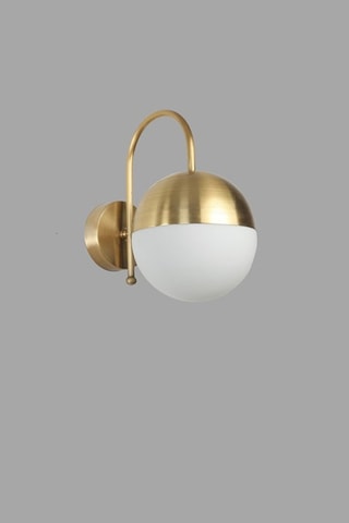 Aplique mural Küre - Dorado y blanco - 60 W