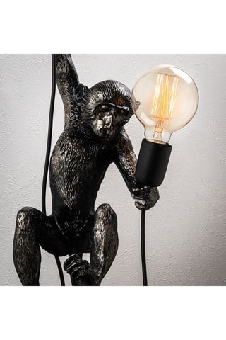 Aplique mural Singe 2 - Negro - 40 W