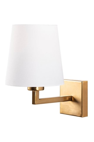 Aplique mural Profil  - Dorado y blanco - 100 W