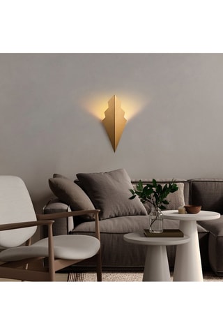 Aplique mural Arrow - Dorado - 10 W