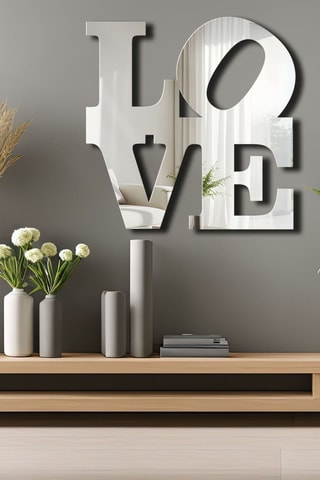 Espejo - 47 x 48 cm - Plateado