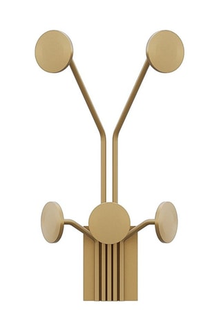 Perchero mural - Dorado