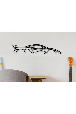 Adorno mural Mclaren P1 Silhouette - Negro