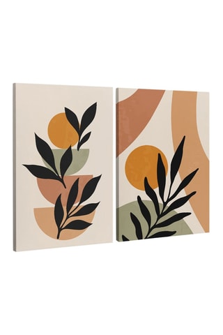 2 cuadros decorativos sobre lienzo Lorraine2 - 70 x 50 cm