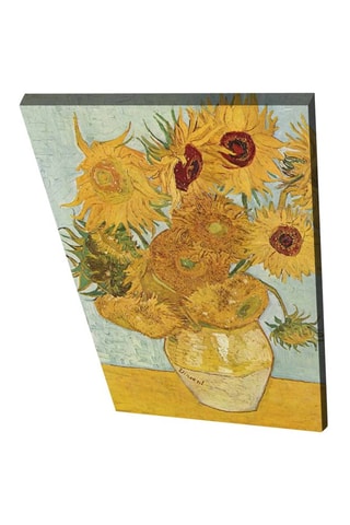 Cuadro "Jarrón con doce girasoles" Van Gogh - 45 x 70 cm