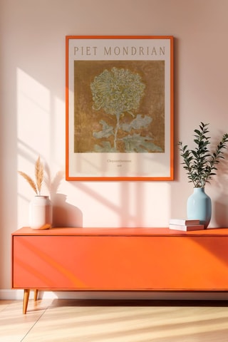 Cuadro "Crisantemo" Piet Mondrian - 33 x 48 cm