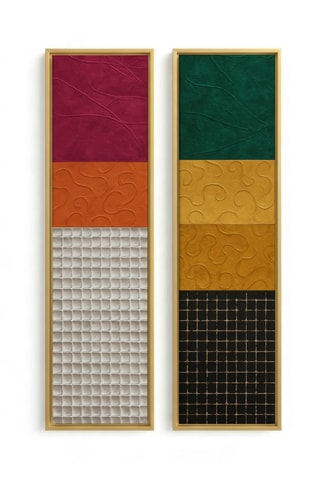 2 tableaux - 25 x 100 cm