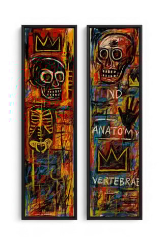 2 tableaux - 25 x 100 cm