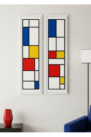 2 tableaux - 25 x 100 cm