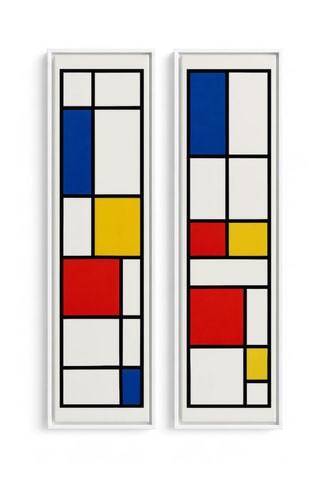 2 tableaux - 25 x 100 cm