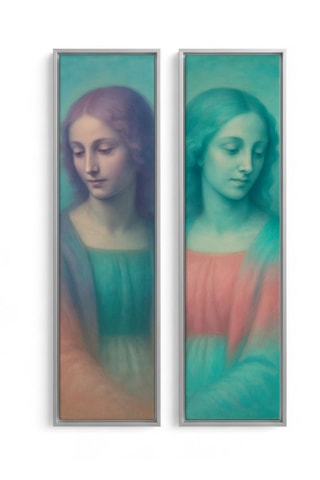 2 tableaux - 25 x 100 cm