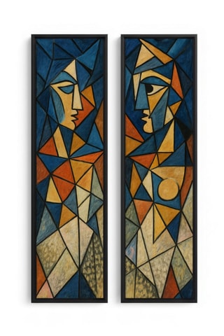 2 tableaux - 25 x 100 cm