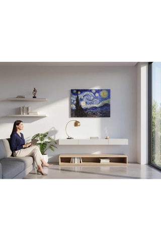 Cuadro "La noche estrellada" Van Gogh - 47,5 x 68 cm