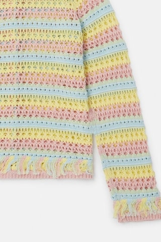 Gilet - Jaune et rose