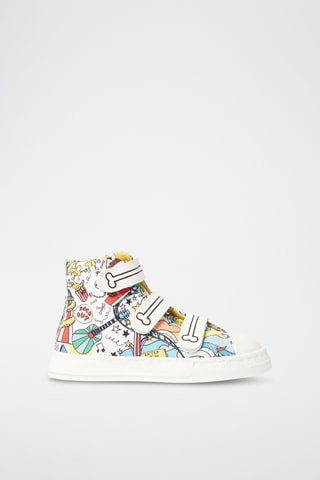 Baskets montantes - Blanc