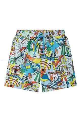 Short de bain - Bleu clair