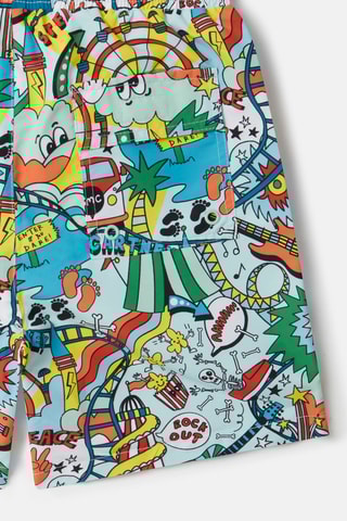 Short de bain - Bleu clair