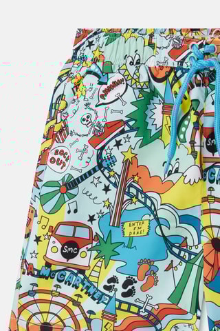 Short de bain - Bleu clair