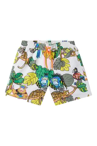 Short de bain - Blanc