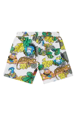 Short de bain - Blanc