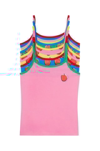 7 débardeurs - Rose et jaune