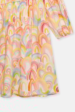 Robe - Orange et blanc